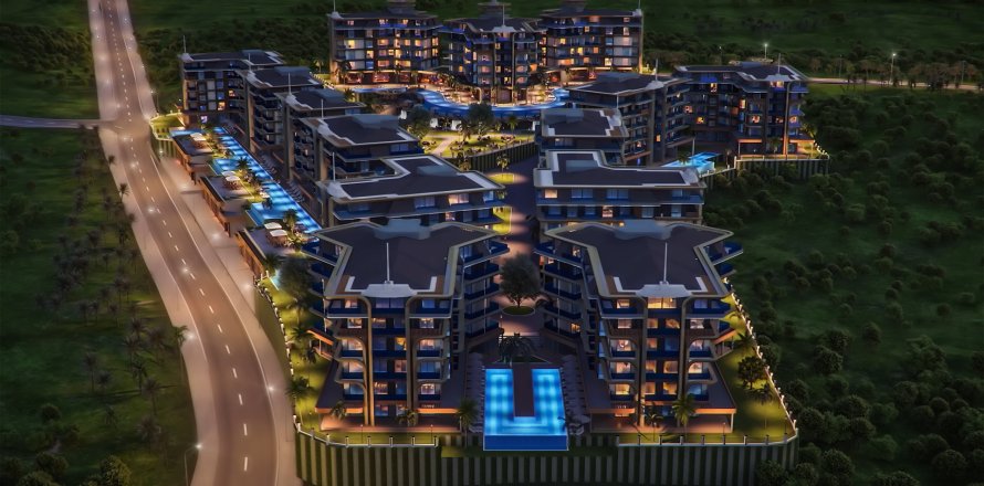 1+1 Lägenhet i Kestel, Antalya, Turkiet Nr. 222970