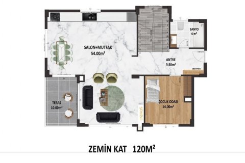 ویلا در Kargicak، Alanya ، ترکیه 290 متر مربع. شماره 94009 - 21