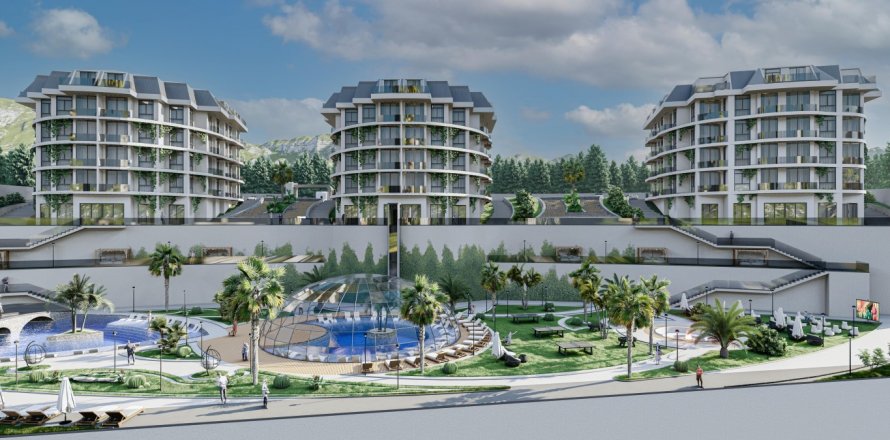 Квартира 1+1 в Аланье, Анталья, Турция №107428