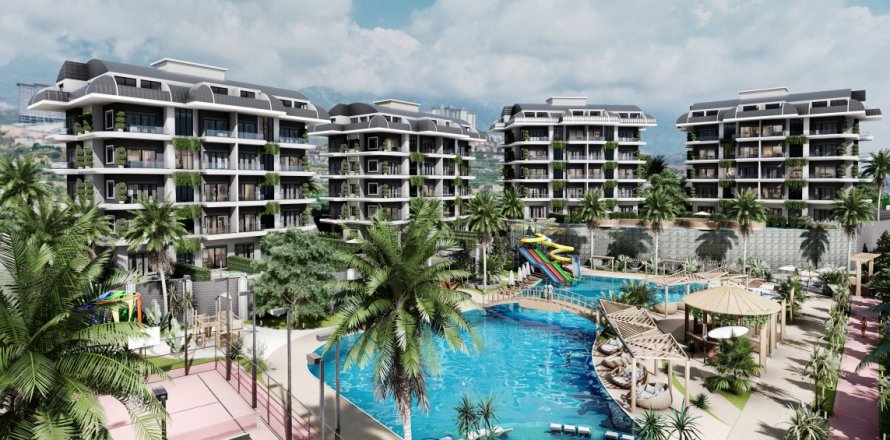 1+1 Leilighet  i Alanya, Antalya, Tyrkia Nr. 101904