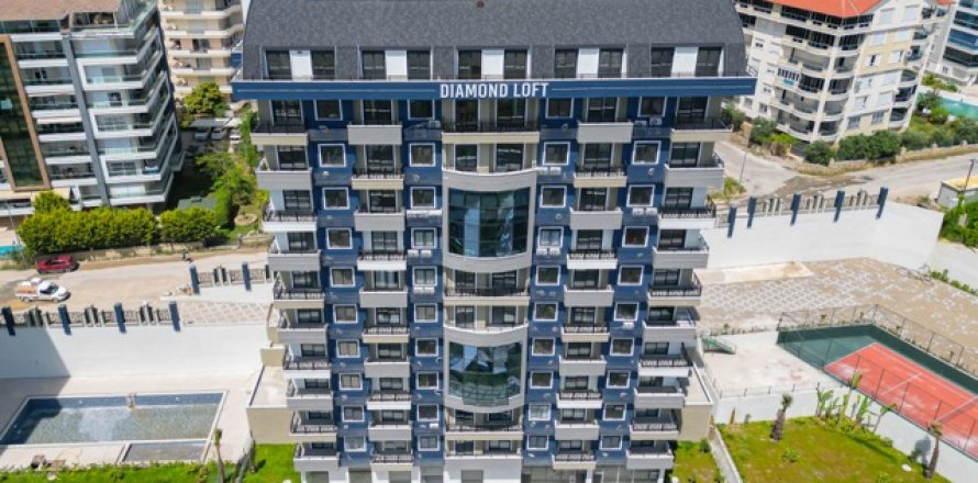 آپارتمان در Antalya ، ترکیه 1 خوابه ، 47 متر مربع. شماره 222784