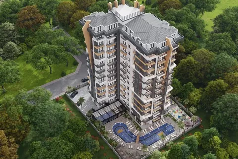 1+1 Lejlighed  i Alanya, Antalya, Tyrkiet Nr. 223663