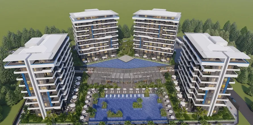 Daire 1+1 Alanya, Antalya, Türkiye №223658