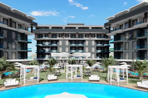 1+1 Lägenhet  i Alanya, Antalya, Turkiet Nr. 223659