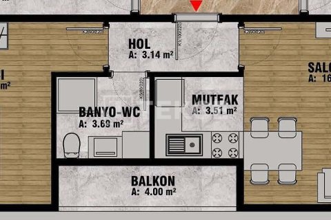 2+1 Lägenhet  i istanbul, Turkiet Nr. 226531 - 12