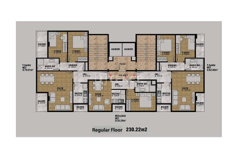 2+1 Lägenhet  i istanbul, Turkiet Nr. 226531 - 13