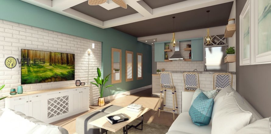 Lägenhet i Long Beach, Iskele, Nr. 213874