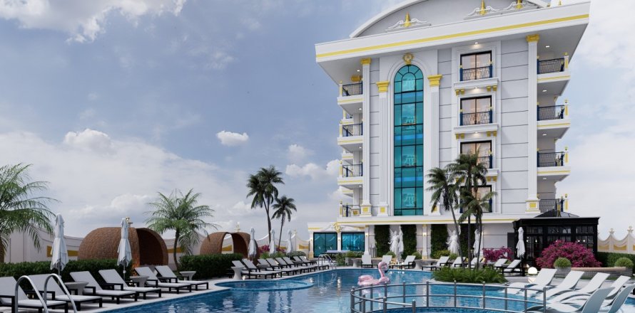 1+1 Lägenhet i Alanya, Antalya, Turkiet Nr. 104202