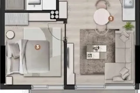 1+1 Wohnung  in Aksu, Antalya, Türkei Nr. 220463 - 19