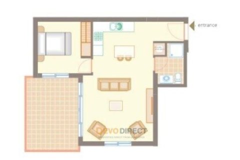 1+1 Lejlighed  i Lefke, Guzelyurt,  Nr. 225639 - 28