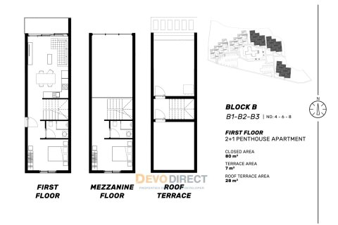 Apartment for sale in Kucukerenkoy, Girne, Northern Cyprus, 2 bedrooms, 115m2, No. 225642 – photo 21