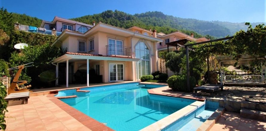 Villa 4+1 Tepe, Alanya, Antalya, Türkiye №213573