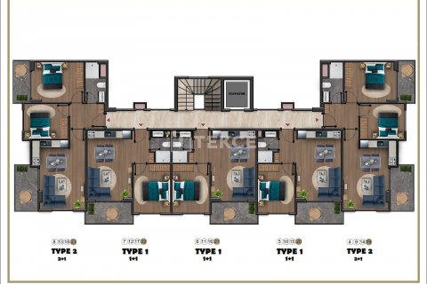 Dubleks daire  2+1  Alanya, Antalya, Türkiye №134393 - 28