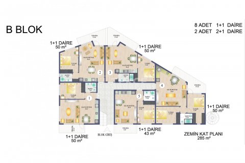 2+1 Penthäuser in Girne, Nr. 97825 - 28