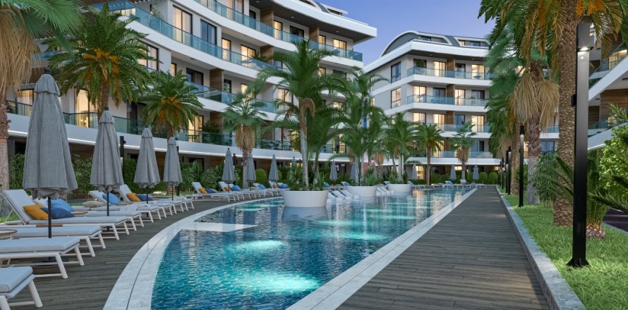 Daire 1+1 Alanya, Antalya, Türkiye №103275