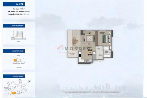 1+1 Lägenhet i Sisli, Istanbul, istanbul, Turkiet Nr. 215986 - 11