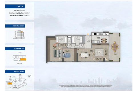1+1 Lägenhet i Sisli, Istanbul, istanbul, Turkiet Nr. 215986 - 15