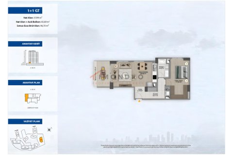 3+1 Leilighet i Sisli, Istanbul, Tyrkia Nr. 215988 - 13