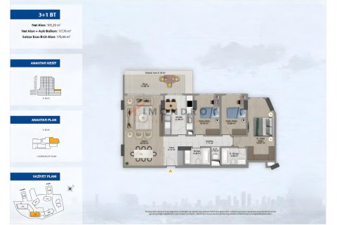 3+1 Leilighet i Sisli, Istanbul, Tyrkia Nr. 215988 - 20