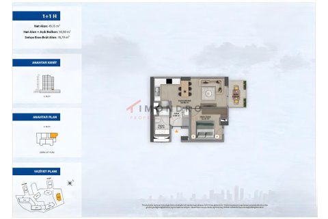 2+1 Lejlighed i Sisli, Istanbul, Tyrkiet Nr. 215987 - 12
