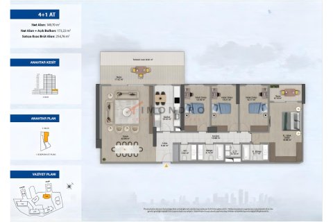 4+1 Wohnung in Sisli, Istanbul, Türkei Nr. 215989 - 22