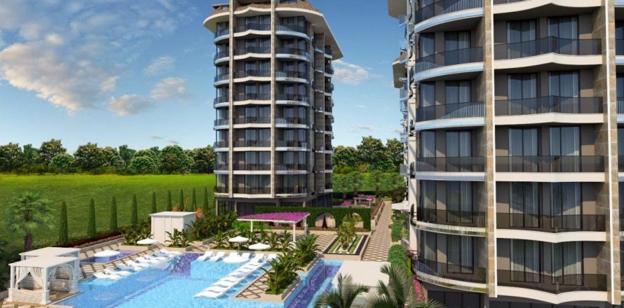 Lägenhet i Tosmur, Alanya, Antalya, Turkiet Nr. 94273