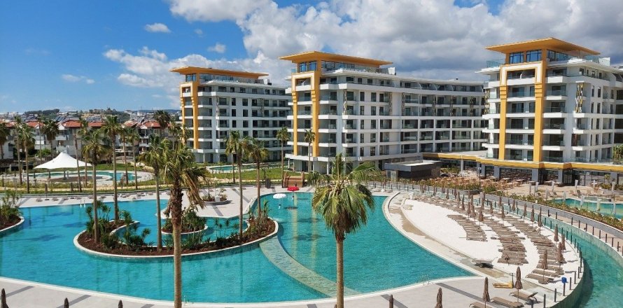 1+0 Leilighet  i Turkler, Alanya, Antalya, Tyrkia Nr. 225128
