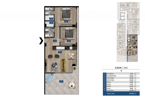 Wohnung in Kargicak, Alanya, Antalya, Türkei Nr. 94917 - 25