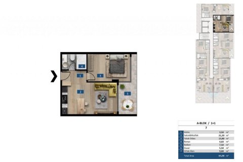 Wohnung in Kargicak, Alanya, Antalya, Türkei Nr. 94917 - 23