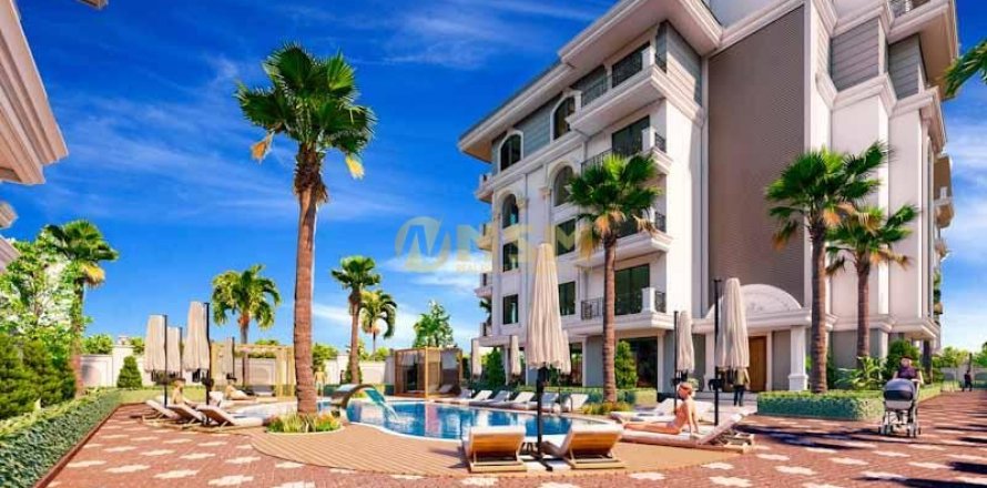 آپارتمان در Alanya ، ترکیه 1 خوابه ، 52 متر مربع. شماره 92272