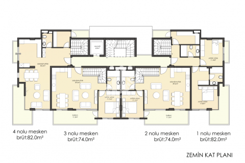 Apartment for sale  in Alanya, Antalya, Turkey, 2 bedrooms, 74m2, No. 139257 – photo 28