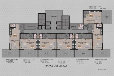 Продажа квартиры  в Аланье, Анталье, Турция 2 комн., 53м2, №105232 – фото 30