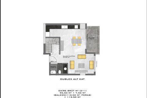 Daire  2+1  Mahmutlar, Antalya, Türkiye №219263 - 21