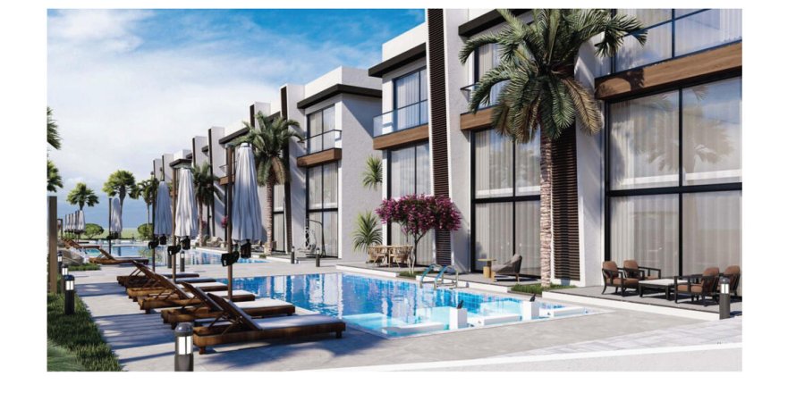 1+1 Takleilighet i Long Beach, Iskele, Nr. 214566