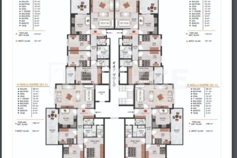 Apartment for sale in Besikduzu, Trabzon, Turkey, 3 bedrooms, 121m2, No. 215635 – photo 23
