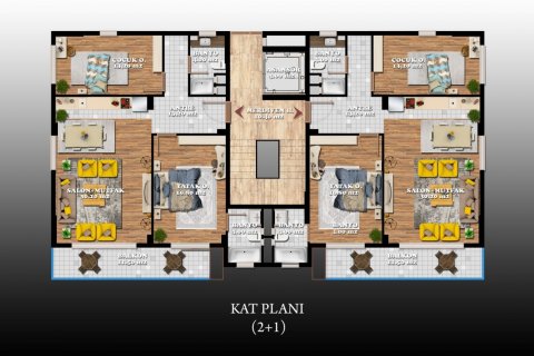 Daire Konaklı, Antalya, Türkiye №95161 - 18
