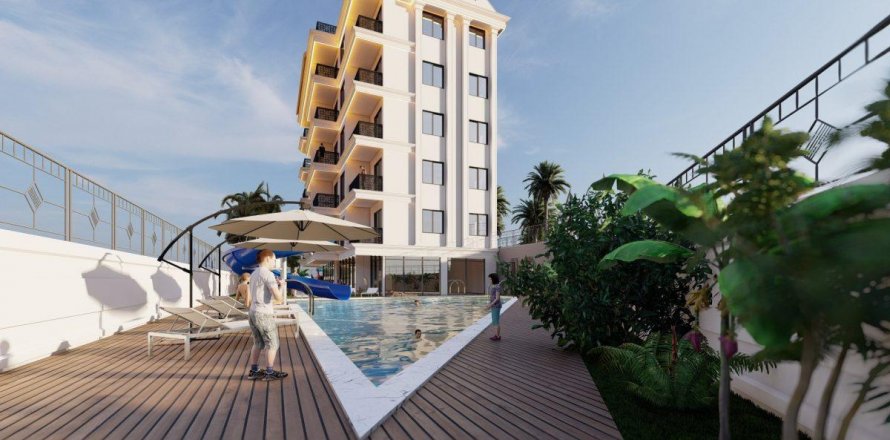 Lägenhet  i Avsallar, Antalya, Turkiet Nr. 94994