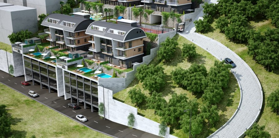3+1 Apartment in Alanya, Antalya, Turkey No. 110421