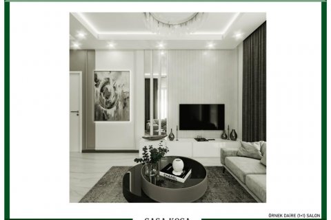 1+1 Lejlighed  i Alanya, Antalya, Tyrkiet Nr. 110418 - 17