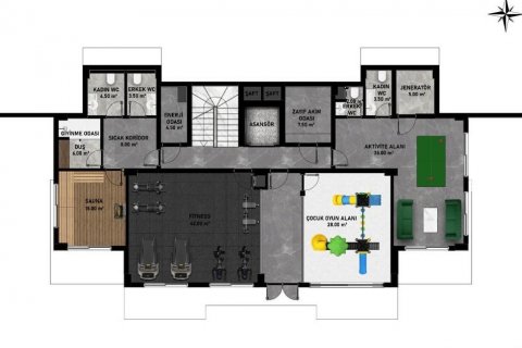 Apartment for sale in Alanya, Antalya, Turkey, 57m2, No. 107073 – photo 29