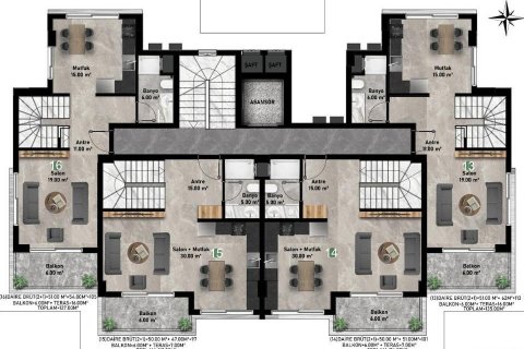 Apartment for sale in Alanya, Antalya, Turkey, 57m2, No. 107073 – photo 28