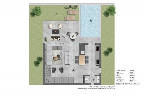 Villa   Konaklı, Antalya, Türkiye №94695 - 20