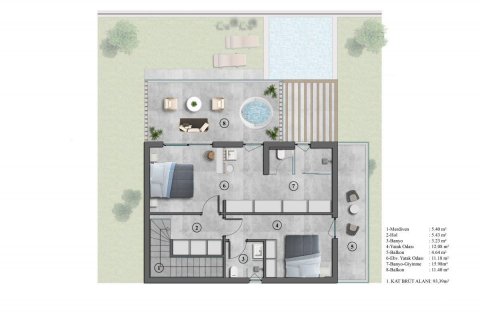 Villa   Konaklı, Antalya, Türkiye №94695 - 24