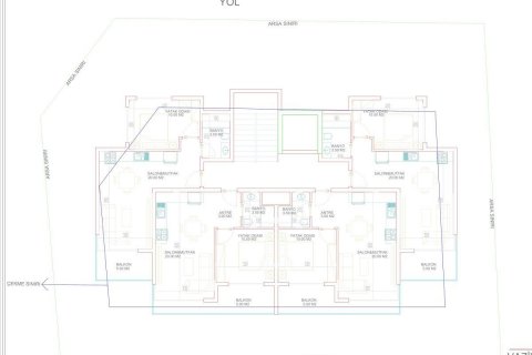 Wohnung in Mahmutlar, Antalya, Türkei Nr. 94787 - 24