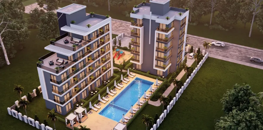 2+1 Leilighet  i Mugla, Tyrkia Nr. 223473