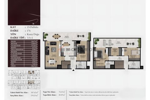2+1 Lejlighed  i Atasehir, Istanbul, Tyrkiet Nr. 225263 - 12