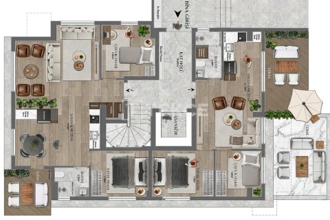 Продажа квартиры в Анталье, Турция 1+1, 49м2, №222388 – фото 14