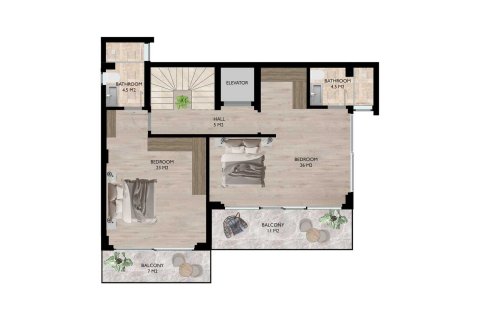 3+1 Villa in Alanya, Antalya, Türkei Nr. 54918 - 15