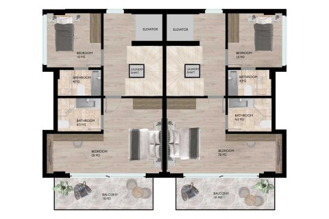 3+1 Villa in Alanya, Antalya, Türkei Nr. 54918 - 19