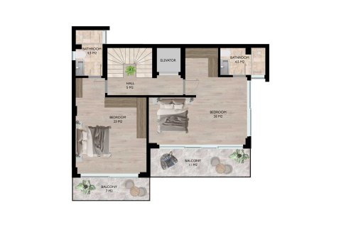 3+1 Villa in Alanya, Antalya, Türkei Nr. 54918 - 16
